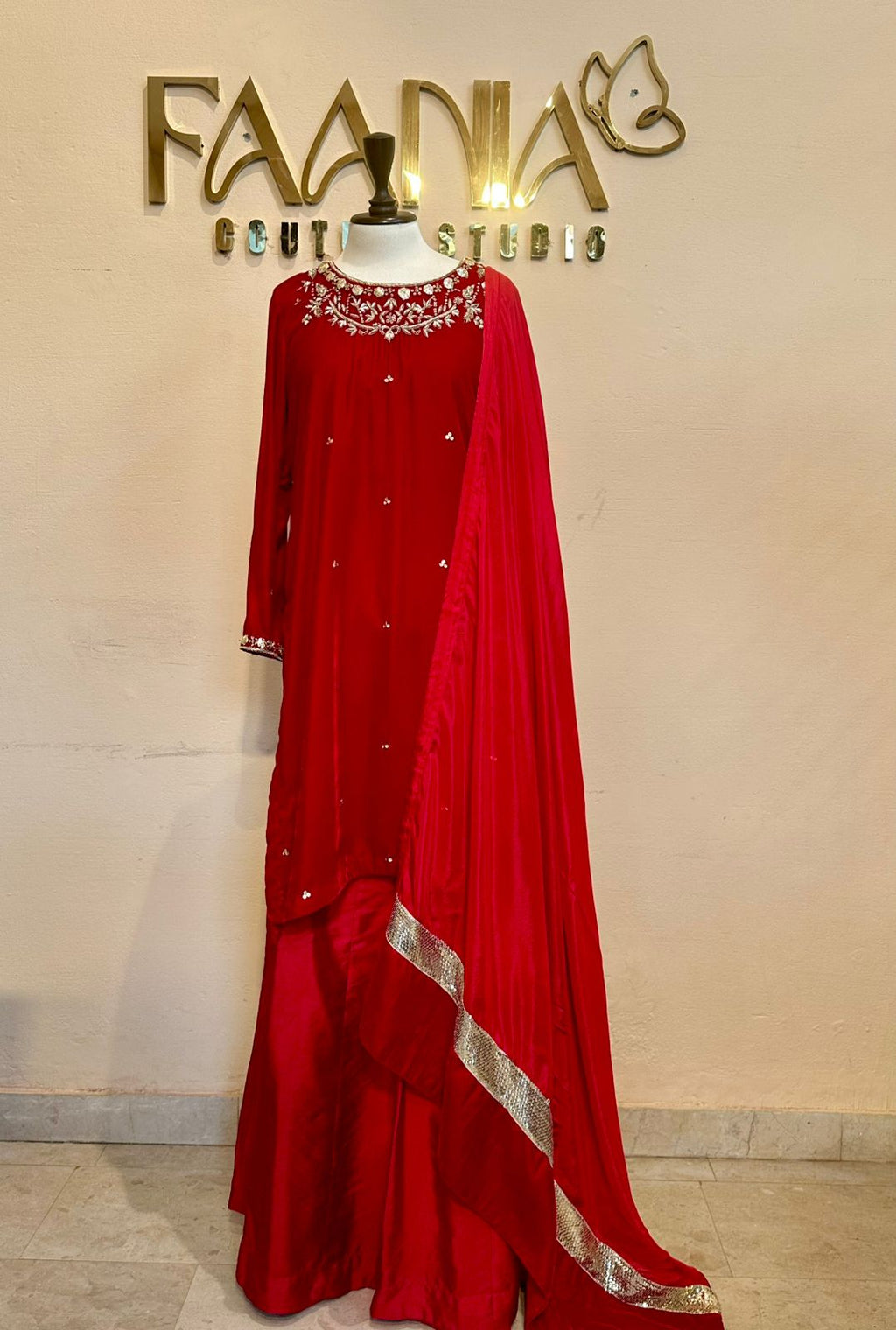 Royal Crimson  Velvet Formal Dress