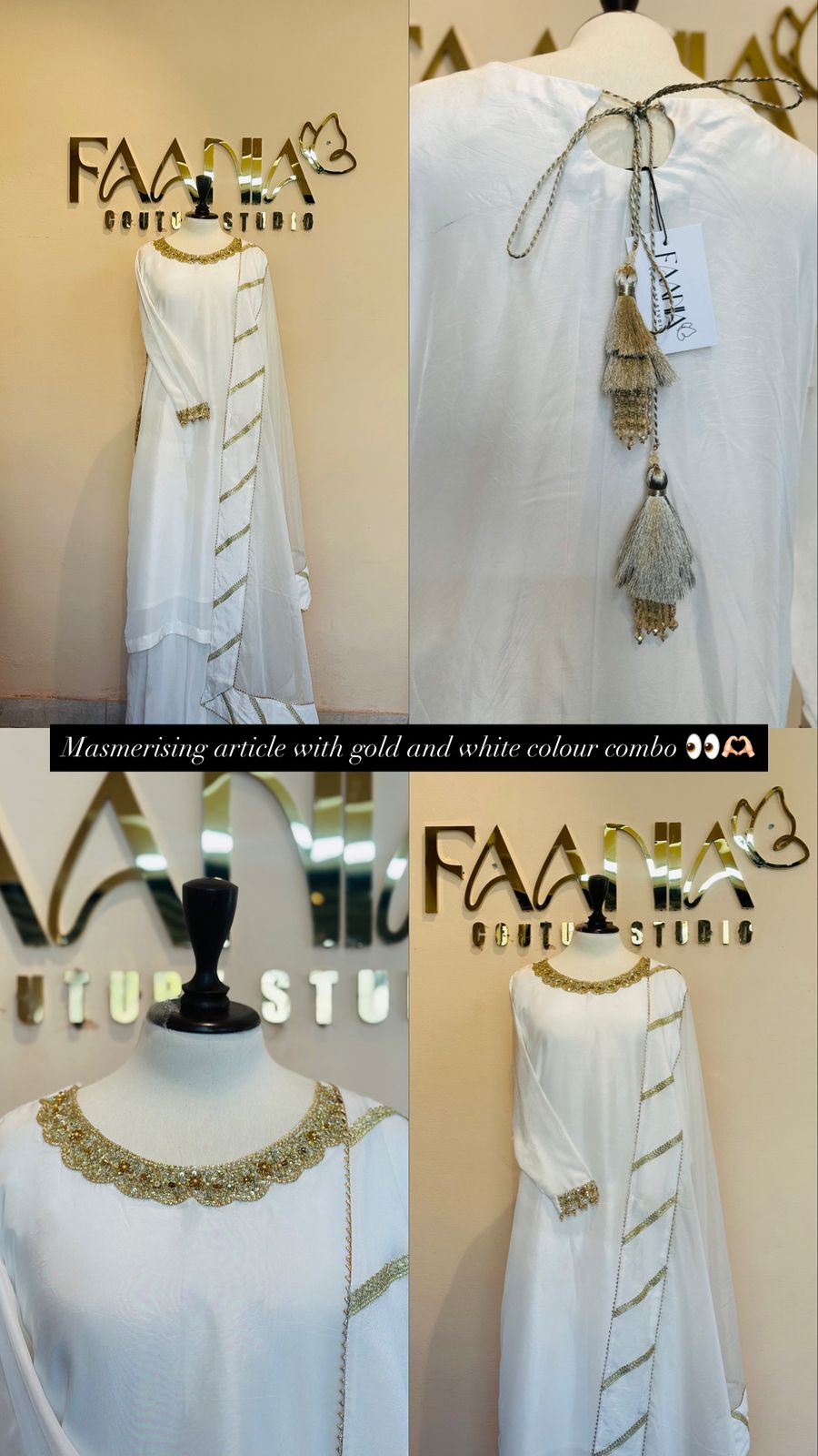 Ice Blue Majesty Sharara Set