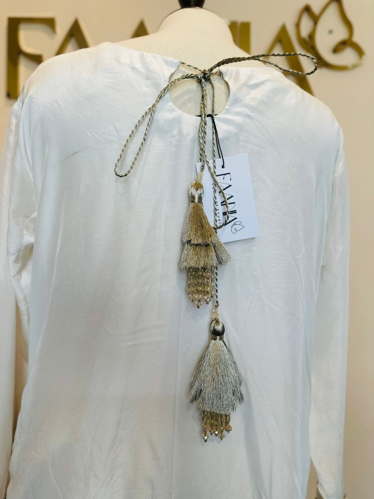 Ice Blue Majesty Sharara Set