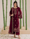 Fancy floral in mehroon
