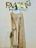 Golden Royal Silk Formal Dress