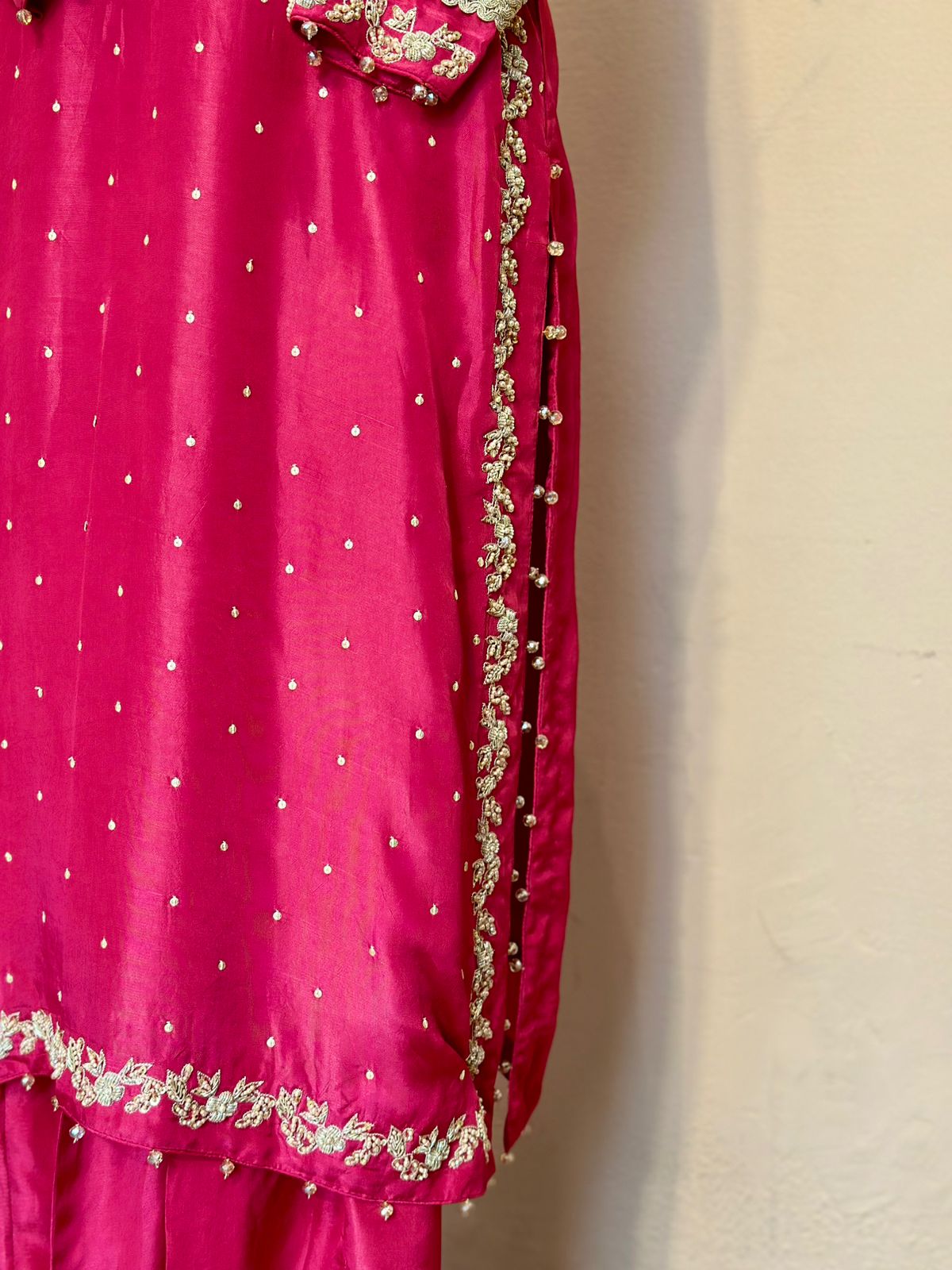 Crimson Vision Traditional Eastern Embroidery